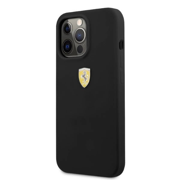 Ferrari FESSIHMP13XBK iPhone 13 Pro Max 6.7" sort/sort hardcase Silicone MagSafe