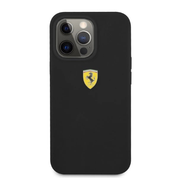 Ferrari FESSIHMP13XBK iPhone 13 Pro Max 6.7" sort/sort hardcase Silicone MagSafe