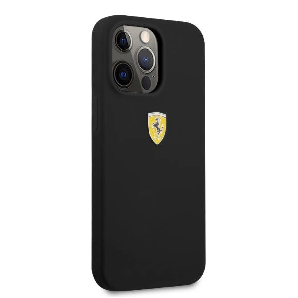 Ferrari FESSIHMP13XBK iPhone 13 Pro Max 6.7" sort/sort hardcase Silicone MagSafe