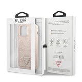 Guess 4G Triangle Logo Cardslot Case til iPhone 13 Pro / 13 - Pink