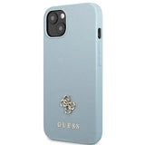 Guess GUHCP13MPS4MB iPhone 13 6.1" blå/blå hardcase Saffiano 4G lille metal logo