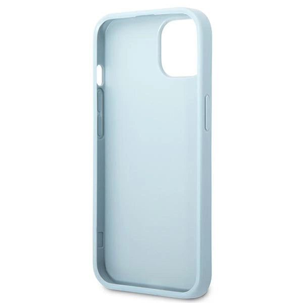 Guess GUHCP13MPS4MB iPhone 13 6.1" blå/blå hardcase Saffiano 4G lille metal logo