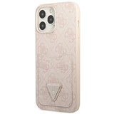 Guess 4G Triangle Logo Cardslot case til iPhone 13 Pro Max - pink