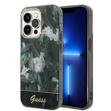 Guess GUHCP14LHGJGHA iPhone 14 Pro 6.1" grøn/grøn hardcase Jungle Collection