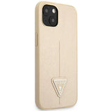 Guess GUHCP14MPSATLE iPhone 14 Plus 6,7" beige/beige hardcase SaffianoTriangle Logo