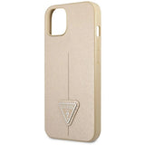 Guess GUHCP14MPSATLE iPhone 14 Plus 6,7" beige/beige hardcase SaffianoTriangle Logo