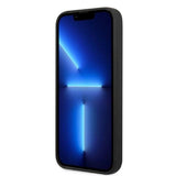 Guess GUHMP13LSPLK iPhone 13 Pro / 13 6.1" sort/sort hårdkasse Silicone Logo Plate MagSafe