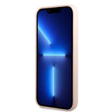 Guess GUHMP13SSBPLP iPhone 13 mini 5.4" pink/pink hard case Silicone Logo Plate MagSafe