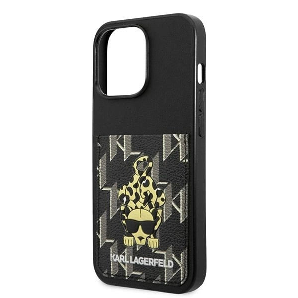 Karl Lagerfeld Karlimals Cardslot case til iPhone 13 Pro / iPhone 13 - sort