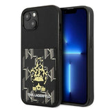 Karl Lagerfeld Karlimals Cardslot case til iPhone 13 - sort