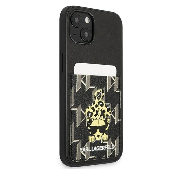 Karl Lagerfeld Karlimals Cardslot case til iPhone 13 - sort