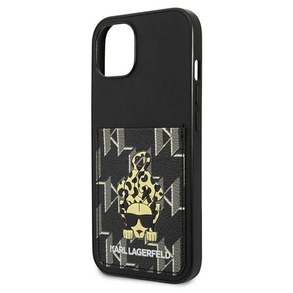 Karl Lagerfeld Karlimals Cardslot case til iPhone 13 - sort