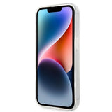 Karl Lagerfeld Ikonik Karl-hylster til iPhone 14 Pro - gennemsigtigt