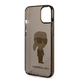 Karl Lagerfeld Ikonik Karl-foder til iPhone 14 Plus - sort