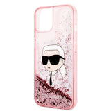 Karl Lagerfeld Glitter Karl's hovedkasse til iPhone 14 Plus - pink