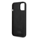 Karl Lagerfeld Silicone Ikonik-foder for iPhone 14 Plus - sort