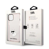 Karl Lagerfeld Ikonik Choupette iPhone 14 - rosa