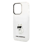 Karl Lagerfeld KLHCP14XHNCHTCT iPhone 14 Pro Max 6.7" gennemsigtige hardcase Ikonik Choupette