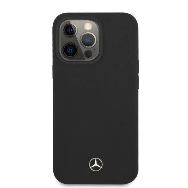 Mercedes MEHMP13XSILBK iPhone 13 Pro Max 6.7" sort/sort hardcase Silicone Magsafe