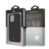 Mercedes MEHMP13XSILBK iPhone 13 Pro Max 6.7" sort/sort hardcase Silicone Magsafe