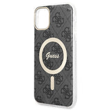 Set Guess GUBPN61H4EACSK Case+Charger iPhone 11 6.1" sort/sort hard case 4G Print MagSafe