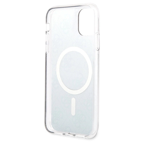 Set Guess GUBPN61H4EACSK Case+Charger iPhone 11 6.1" sort/sort hard case 4G Print MagSafe