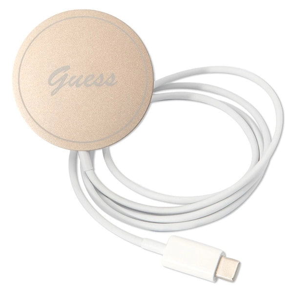 Set Guess GUBPN61H4EACSW Case+Charger iPhone 11 6.1" brun/brun hard case 4G Print MagSafe
