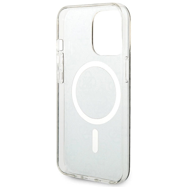 Set Guess GUBPP13LH4EACSW Case+ Charger iPhone 13 Pro brun/brun hard case 4G Print MagSafe