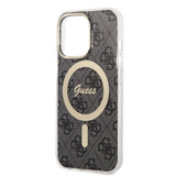 Set Guess GUBPP13XH4EACSK Case+ Charger iPhone 13 Pro Max sort/sort hard case 4G Print MagSafe