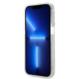 Guess GUBPP14LHMEACSH Case+ Charger Set iPhone 14 Pro 6.1" hvid/hvid hårdkasse Marble MagSafe