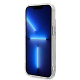 Set Guess GUBPP14MH4EACSB Case+ Charger iPhone 14 Plus 6,7" blå/blå hårdkasse 4G Print MagSafe