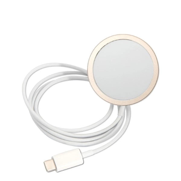 Set Guess GUBPP14MHMEACSH Case+ Charger iPhone 14 Plus 6,7" hvid/hvid hårdkasse Marble MagSafe
