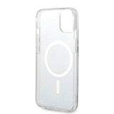 Set Guess GUBPP14SH4EACSB Case+ Charger iPhone 14 6,1" blå/blå hårdkasse 4G Print MagSafe