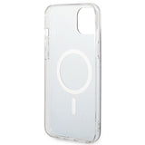 Set Guess GUBPP14SH4EACSK Case+ Charger iPhone 14 6.1" sort/sort hard case 4G Print MagSafe