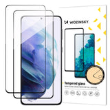 Wozinsky 2x Full Glue Tempered Glass Samsung Galaxy S23+ 9H Full Screen Tempered Glass with Black Frame