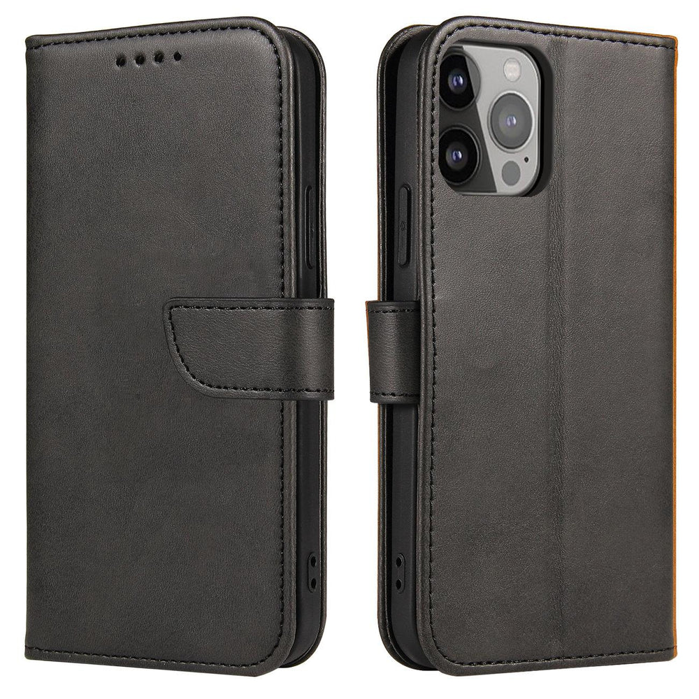 Magnet Case Case til Realme 10 Pro+ flip cover wallet stand sort