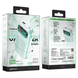 Acefast powerbank 20000mAh Sparkling Series hurtig opladning 30W grøn (M2)