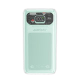 Acefast powerbank 10000mAh Sparkling Series hurtig opladning 30W grøn (M1)