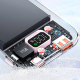 Acefast powerbank 10000mAh Sparkling Series hurtig opladning 30W grå (M1)
