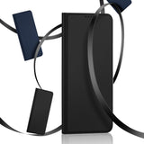 Dux Ducis Skin Pro Case til Realme 10 Pro Flip Card Wallet Stand Black