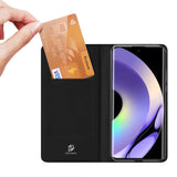 Dux Ducis Skin Pro Case til Realme 10 Pro Flip Card Wallet Stand Black