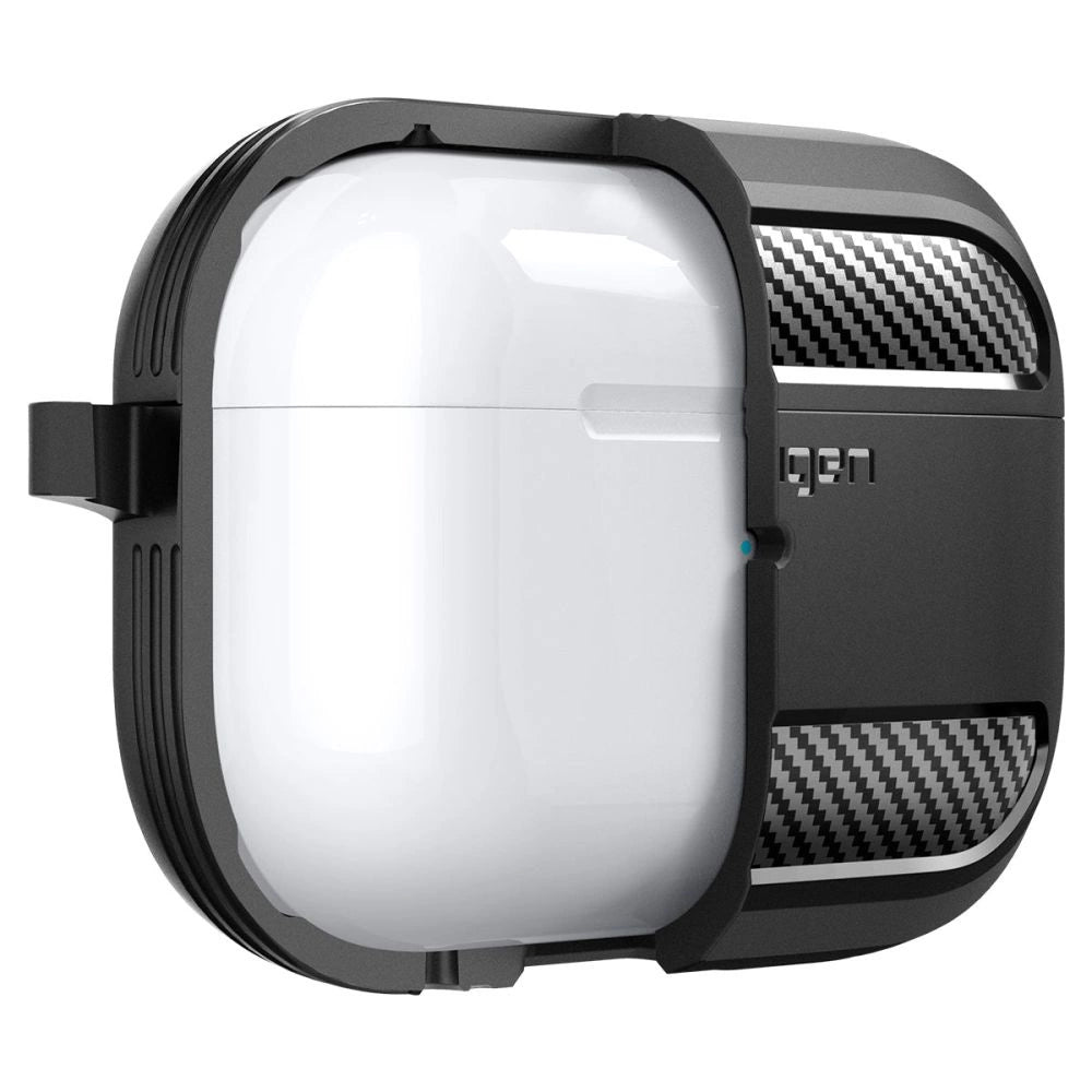 Spigen Rugged Armor Case til Apple AirPods Pro 1 / 2 - Matte Black