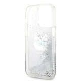 Karl Lagerfeld KLHCP14LLNHCCS iPhone 14 Pro 6.1" sølv/sølv hardcase Glitter Choupette Head