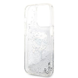 Karl Lagerfeld KLHCP14LLNKHCH iPhone 14 Pro 6,1" sølv/sølv hardcase Glitter Karl Head