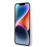 Karl Lagerfeld KLHCP14LSNIKBCH iPhone 14 Pro 6,1" hårdkasse hvid/hvid Silicone Ikonik