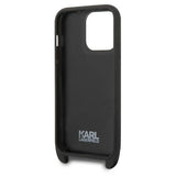 Karl Lagerfeld KLHCP14LSTKMK iPhone 14 Pro 6.1" sort/sort hardcase Monogram Ikonik Patch