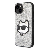Karl Lagerfeld KLHCP14MG2CPS iPhone 14 Plus 6.7" sølv/sølv hardcase Glitter Choupette Patch