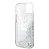 Karl Lagerfeld KLHCP14MLNHCCS iPhone 14 Plus 6.7" sølv/sølv hardcase Glitter Choupette Head