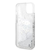 Karl Lagerfeld KLHCP14MLNKHCH iPhone 14 Plus 6.7" sølv/sølv hardcase Glitter Karl Head