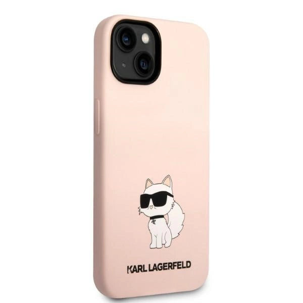 Karl Lagerfeld KLHCP14MSNCHBCP iPhone 14 Plus 6.7" hårdkasse pink/pink Silicone Choupette